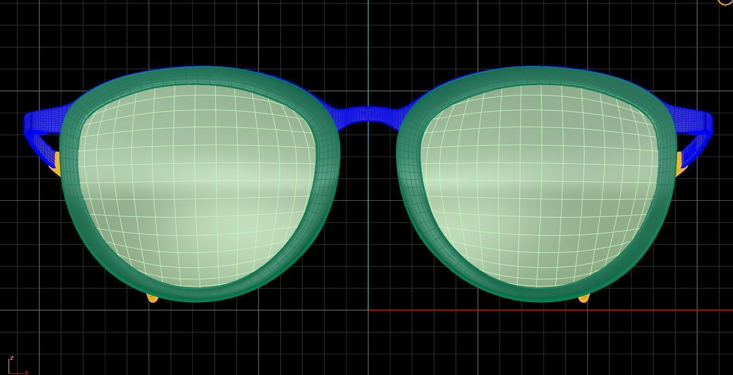 Eyeglasses for Men and Women 3D print model_6