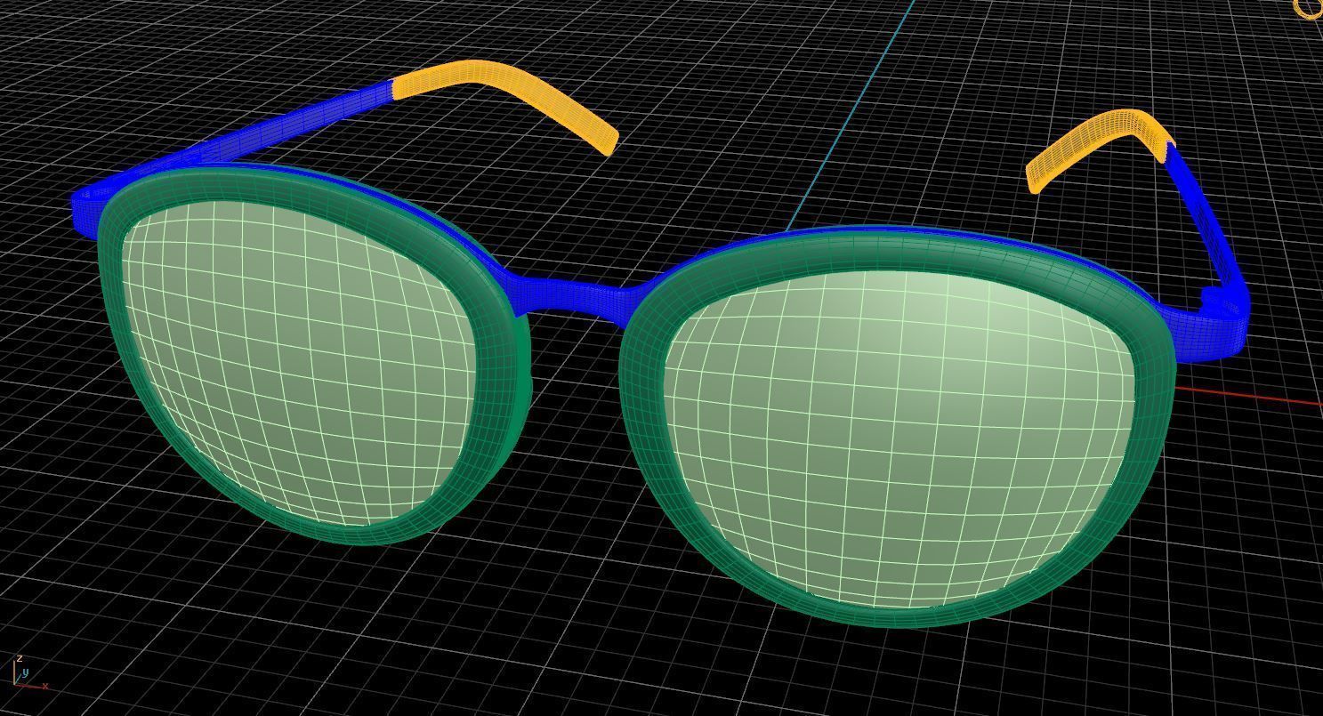 Eyeglasses for Men and Women 3D print model_4