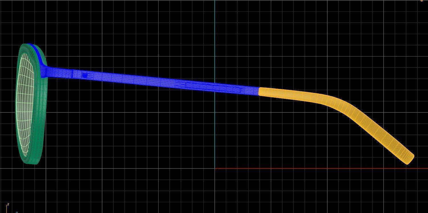 Eyeglasses for Men and Women 3D print model_7