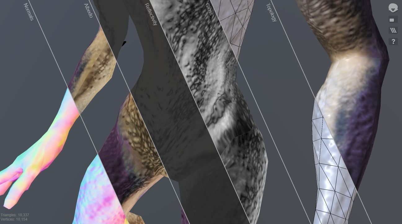 Mirken Nightmere Low-poly 3D model_4