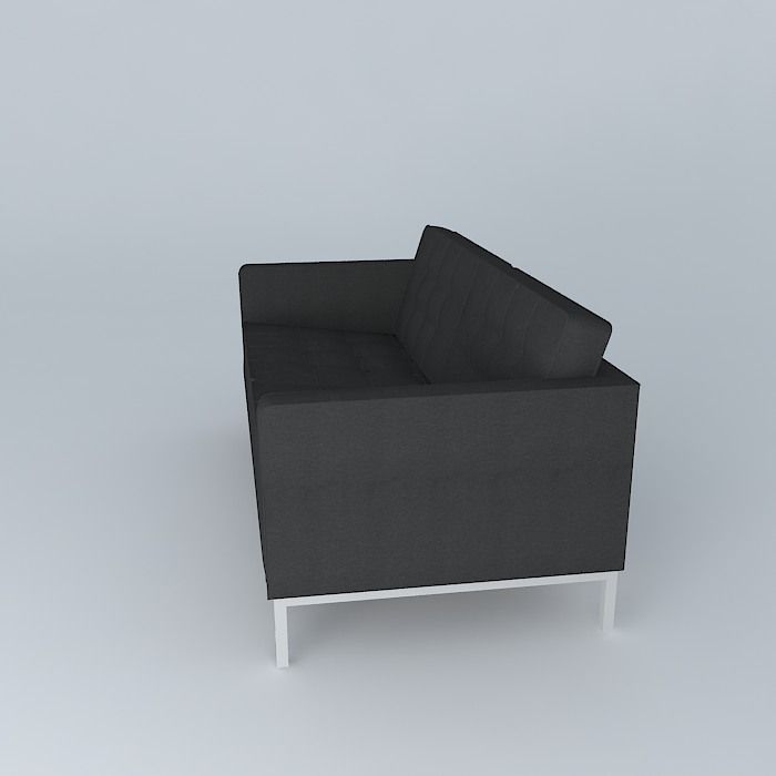 Florence Knoll Settee Free 3D model_2