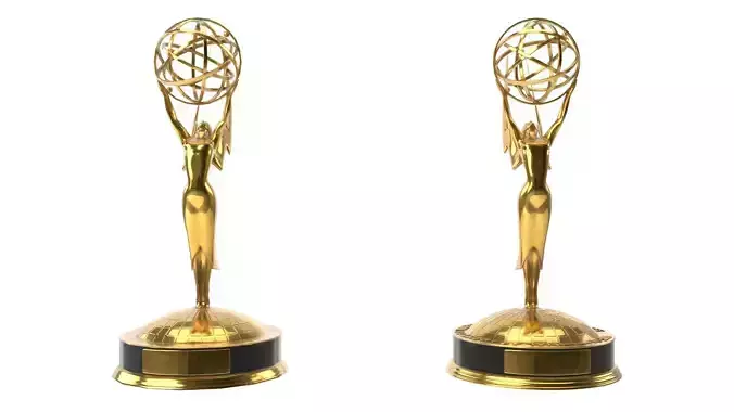 Low-Poly and Hi-Poly Emmy Award Model With PBR Materials Low-poly 3D model