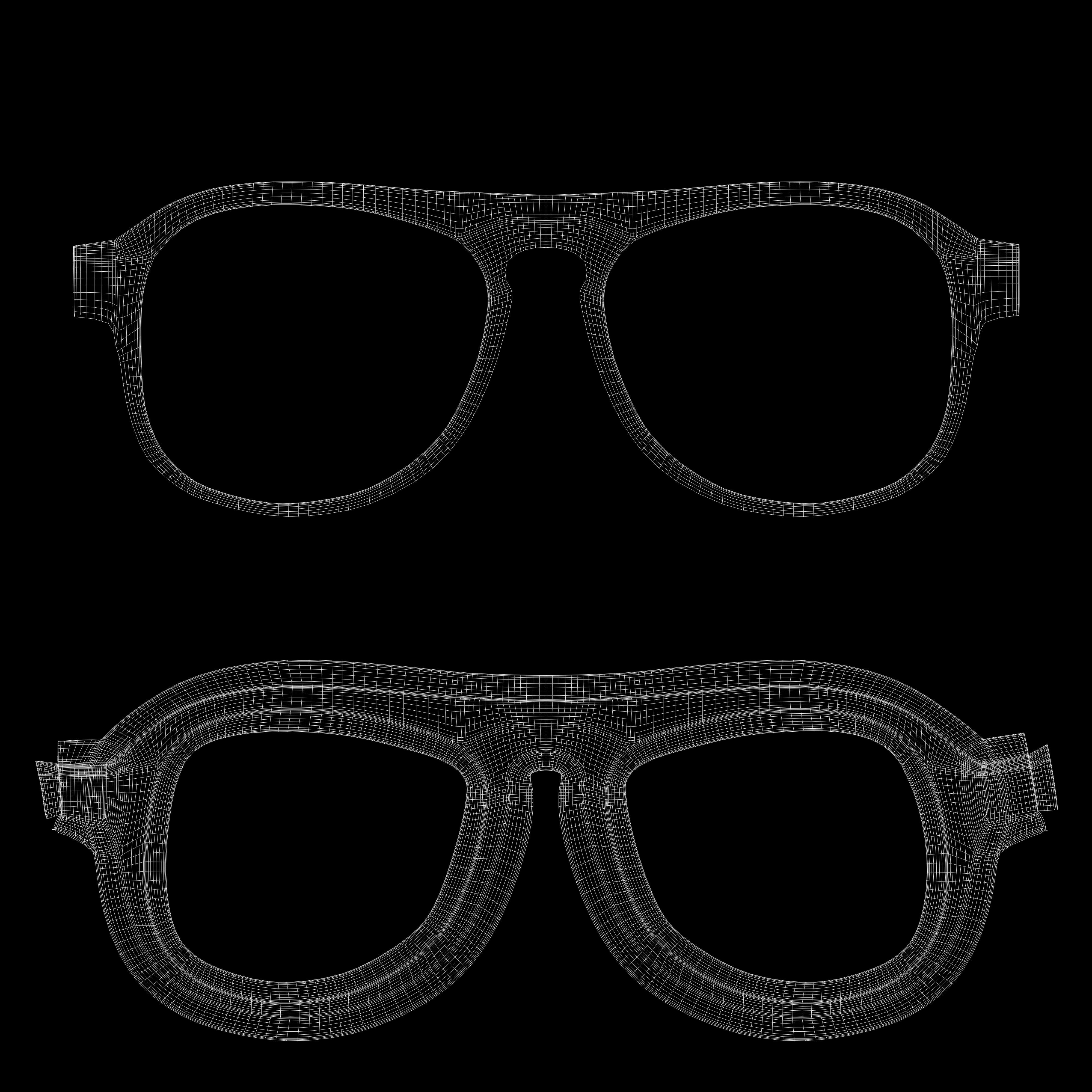 Eyeglasses for Men and Women 3D print model_15