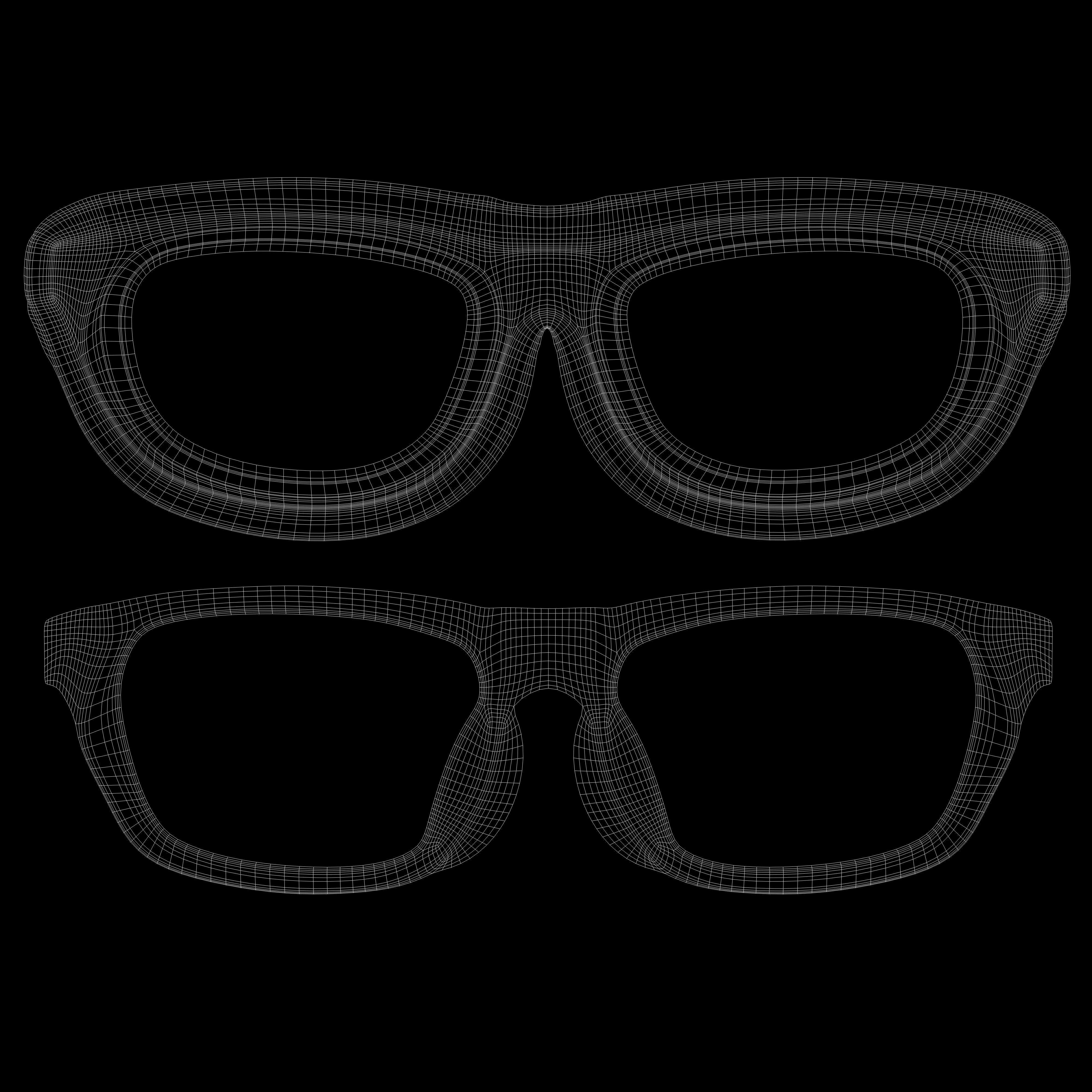 Eyeglasses for Men and Women 3D print model_15