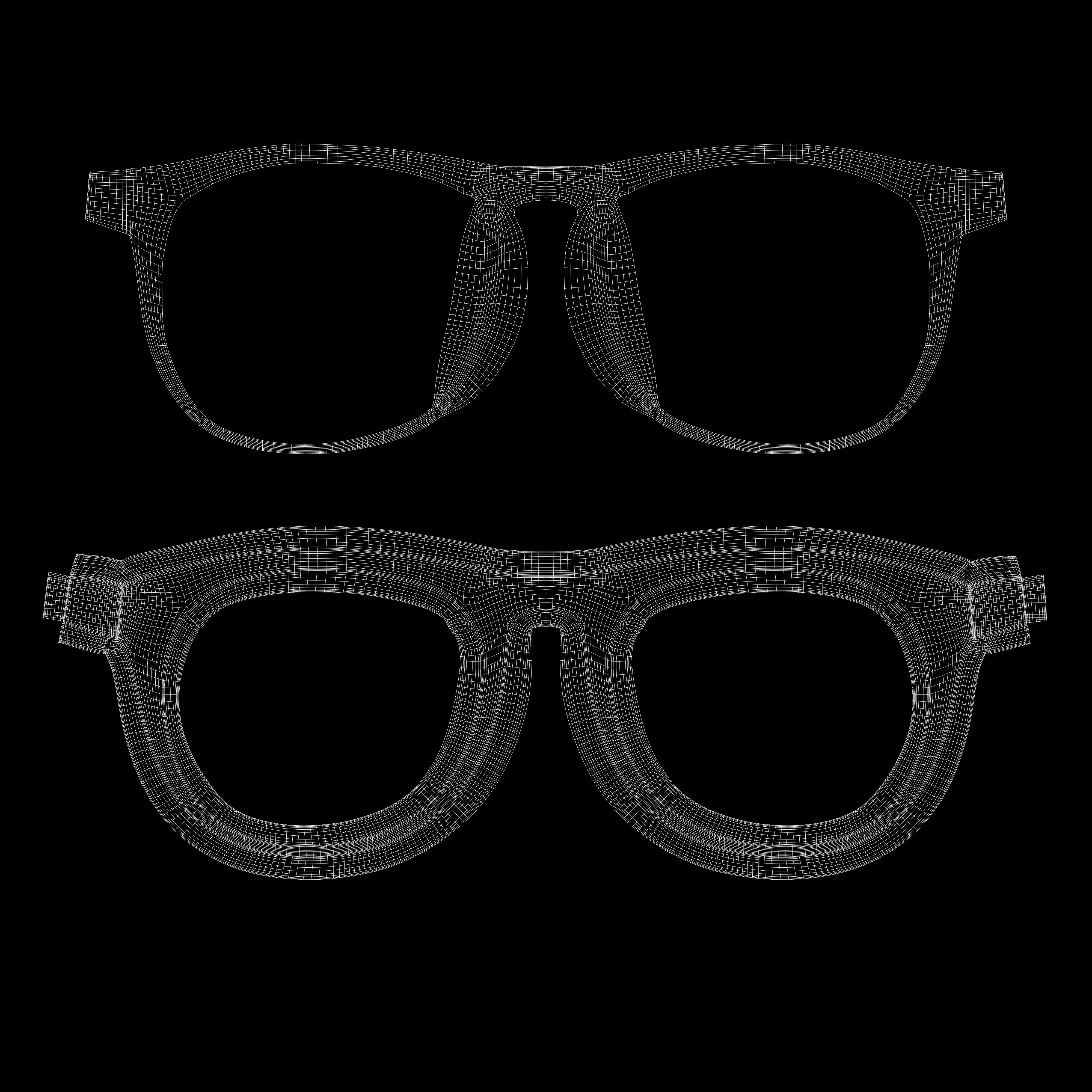 Eyeglasses for Men and Women 3D print model_14