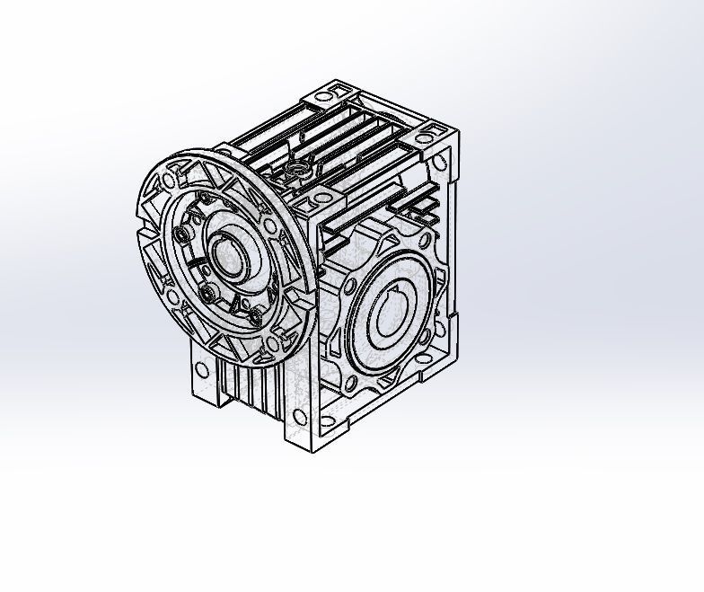 Reductor LRP 50 Ratio 1x25 3D model_6