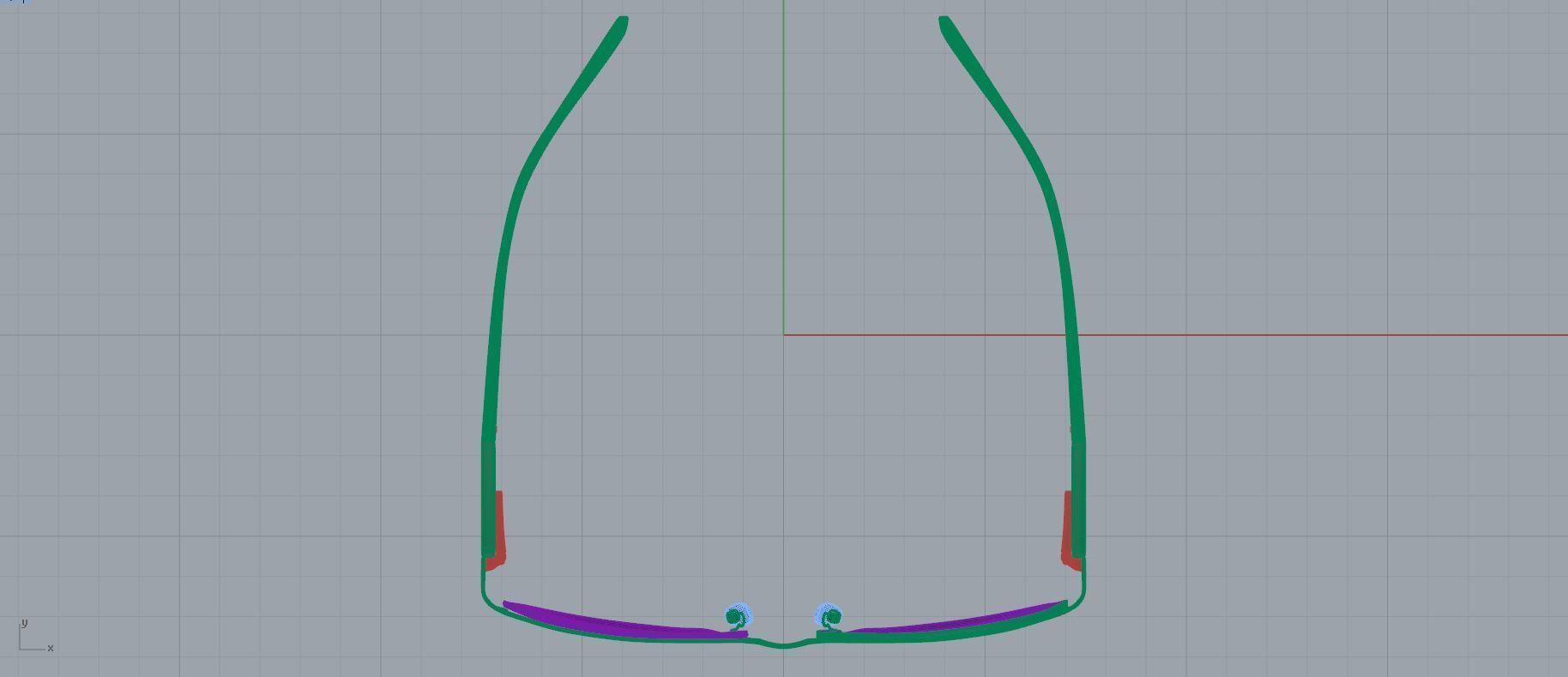 Eyeglasses for Men and Women 3D print model_5