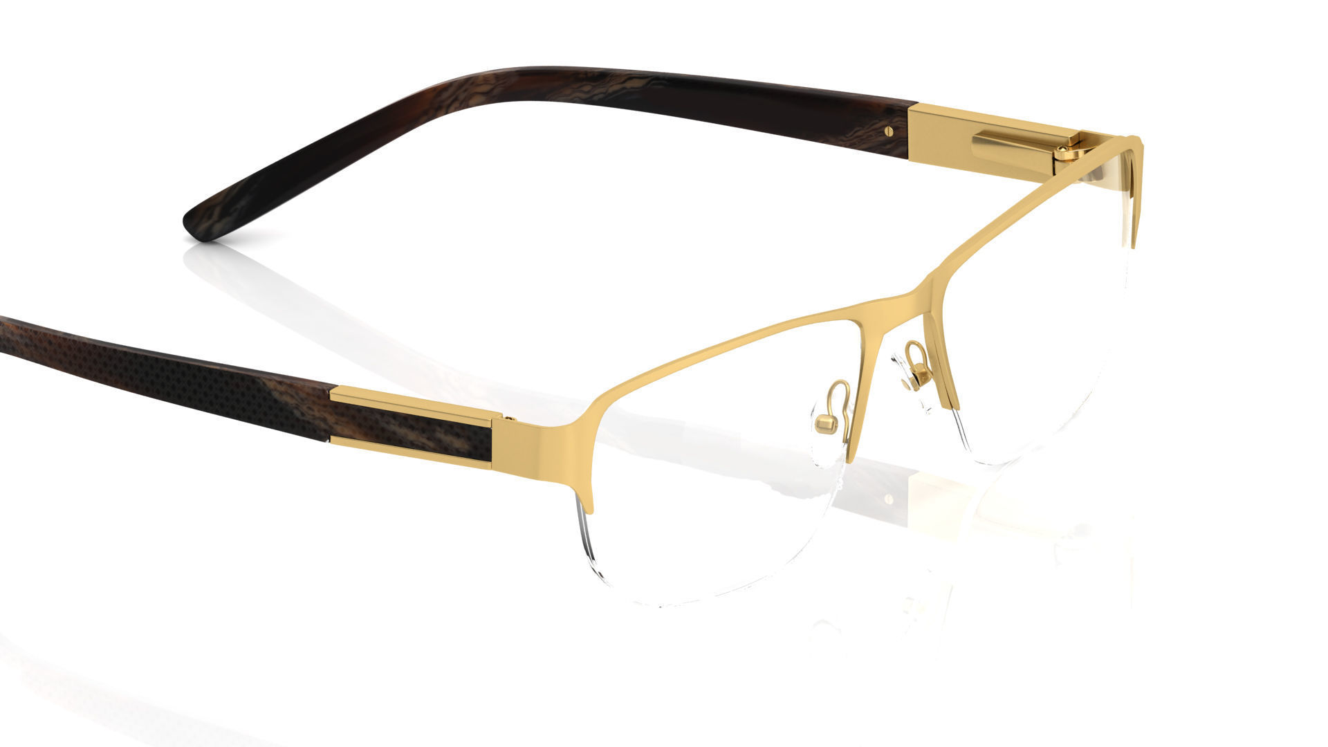 Eyeglasses for Men and Women 3D print model_3