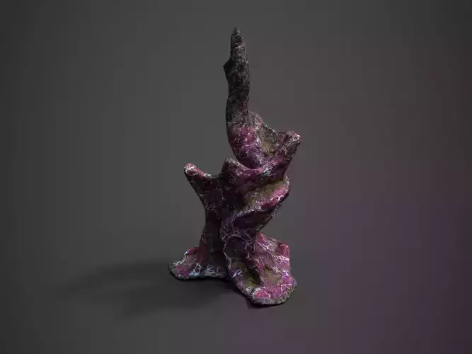 Alien Flora Low-poly 3D model