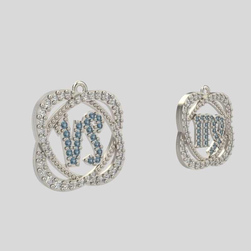 pendants zodiac capricorn and virgo 3dm stl 3D print model 3D print model_1