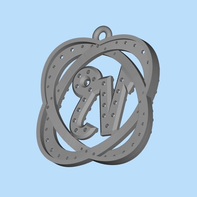 pendants zodiac capricorn and virgo 3dm stl 3D print model 3D print model_25