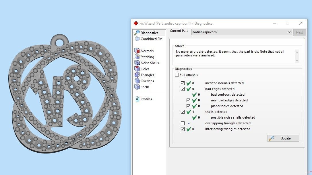 pendants zodiac capricorn and virgo 3dm stl 3D print model 3D print model_12