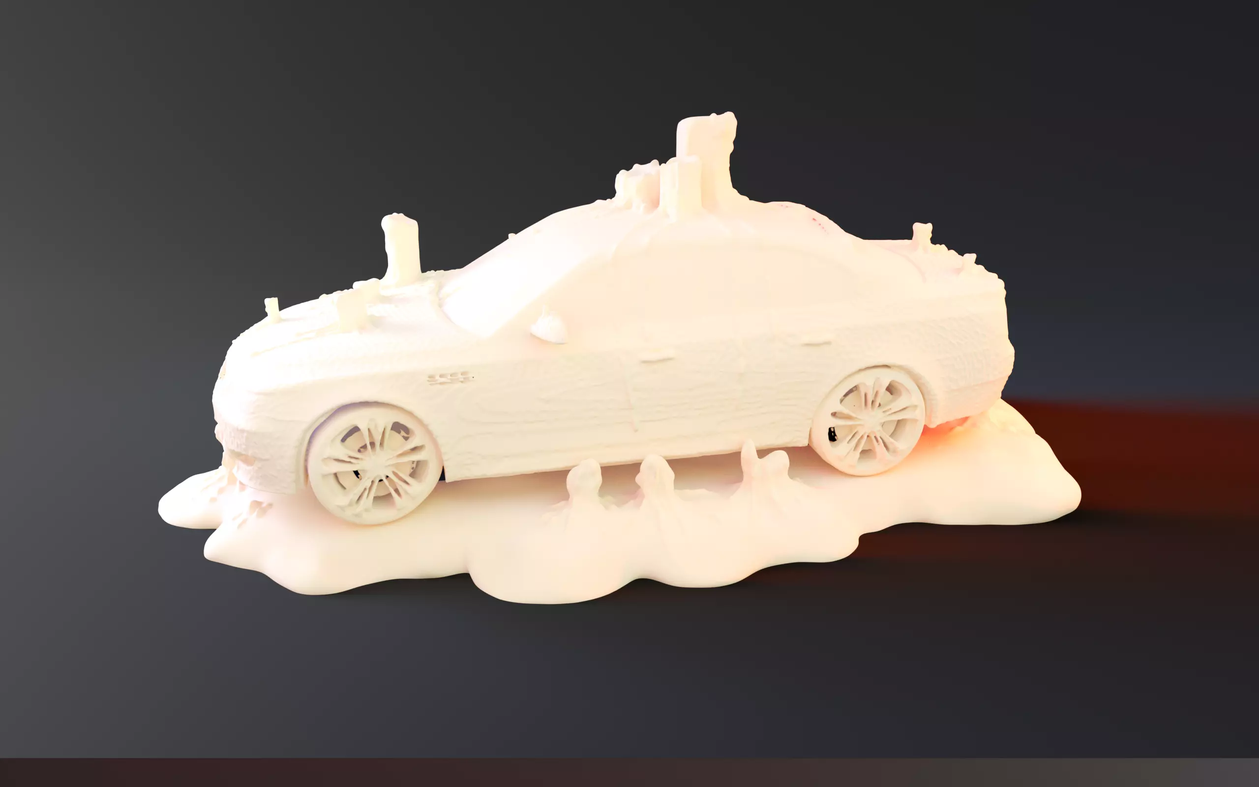 Candle Car Free 3D print model