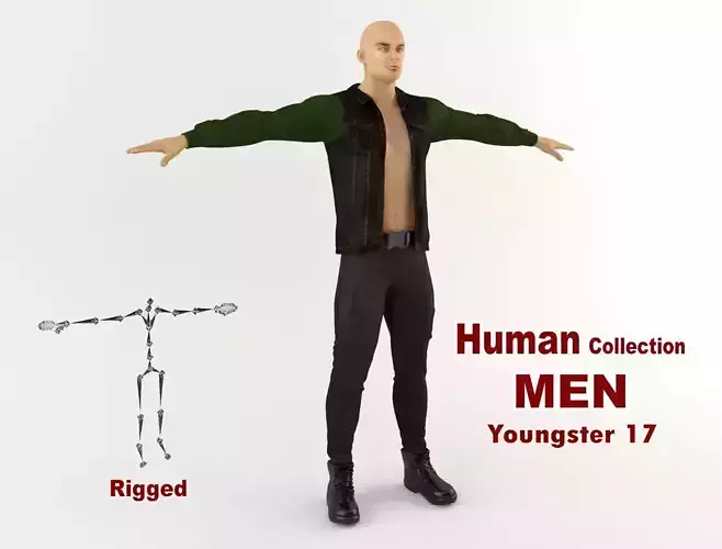 Youngster 17 3D model