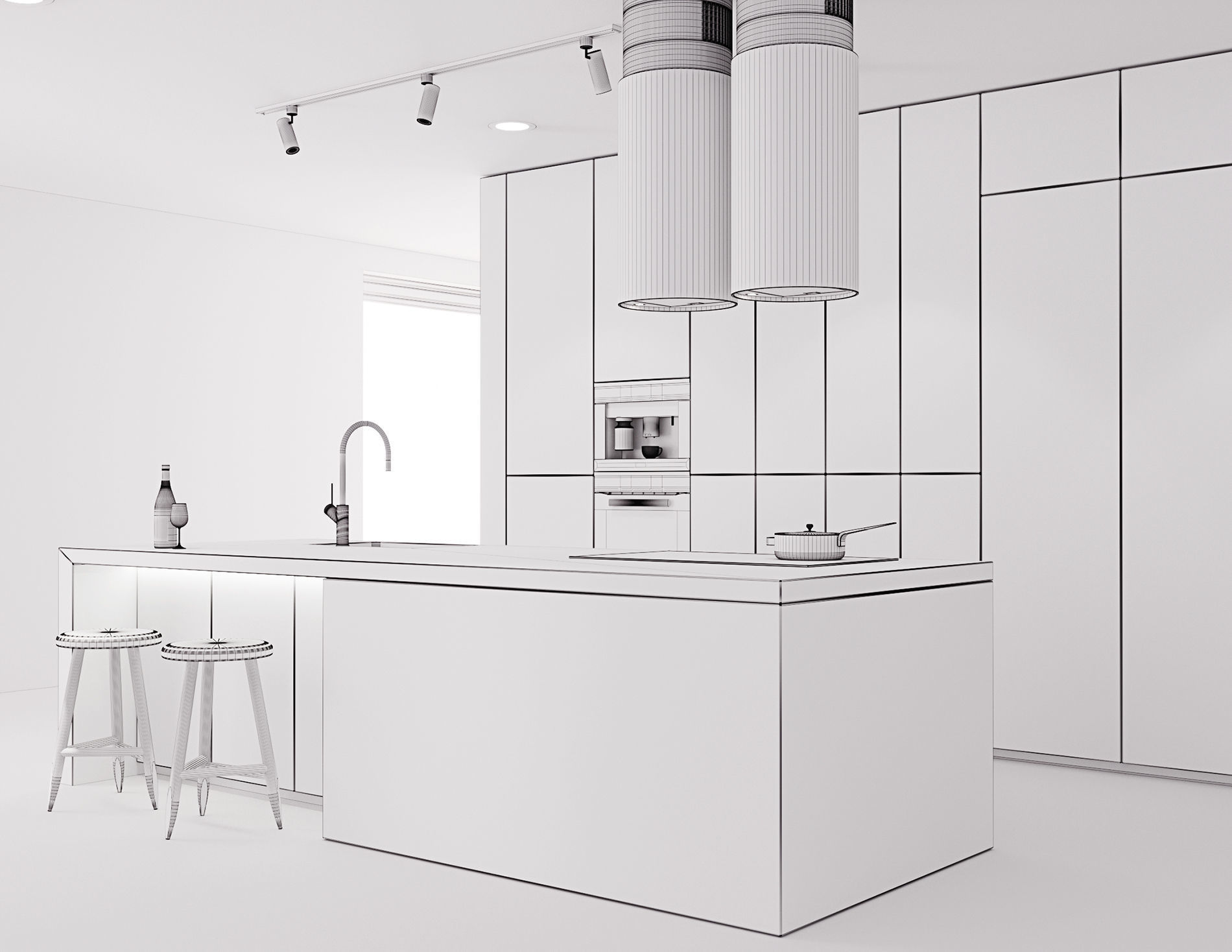Kitchen 3 3D model_11