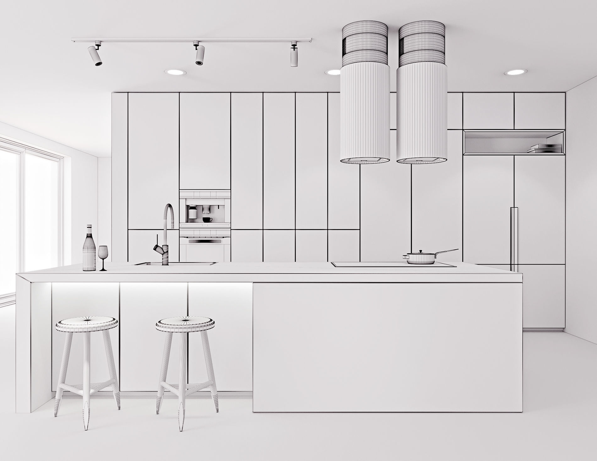 Kitchen 3 3D model_10