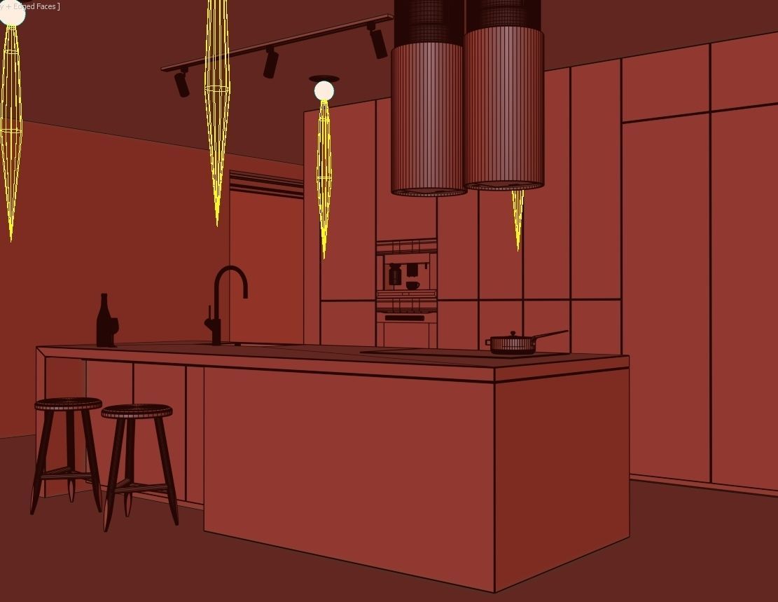 Kitchen 3 3D model_15