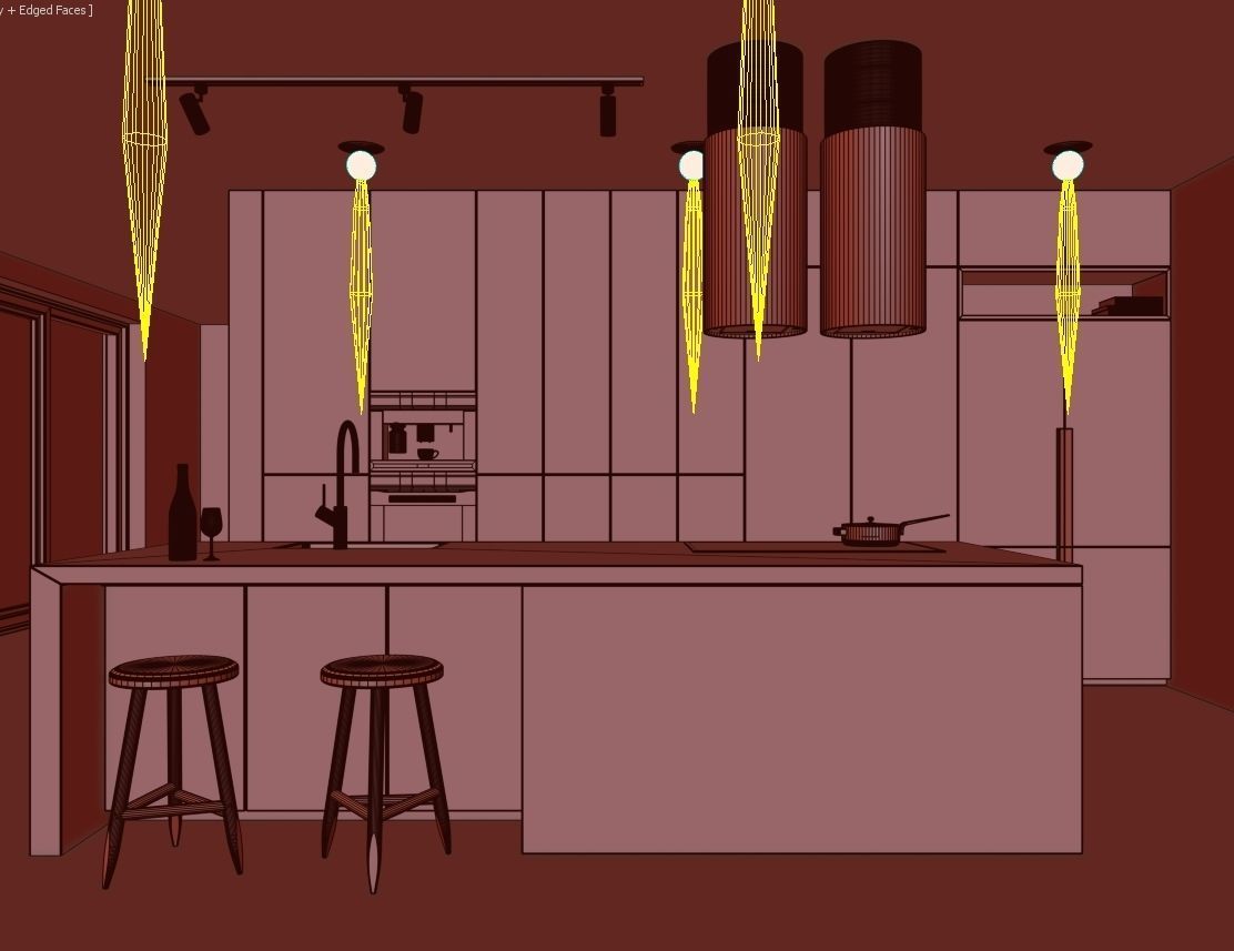 Kitchen 3 3D model_14