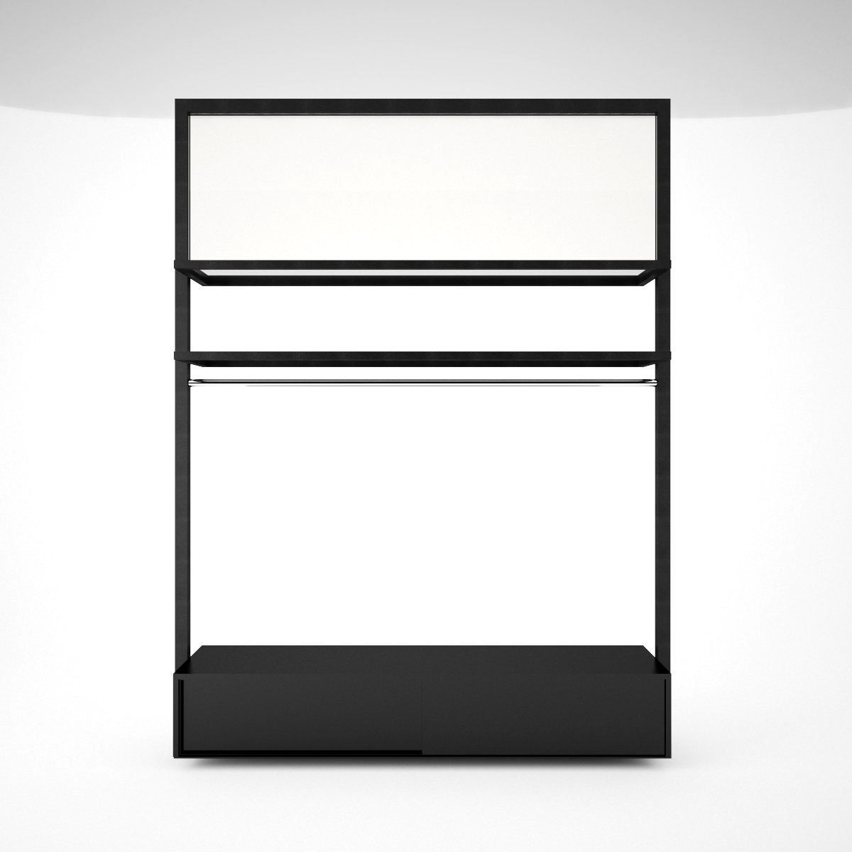 Store Counter 3D model_2