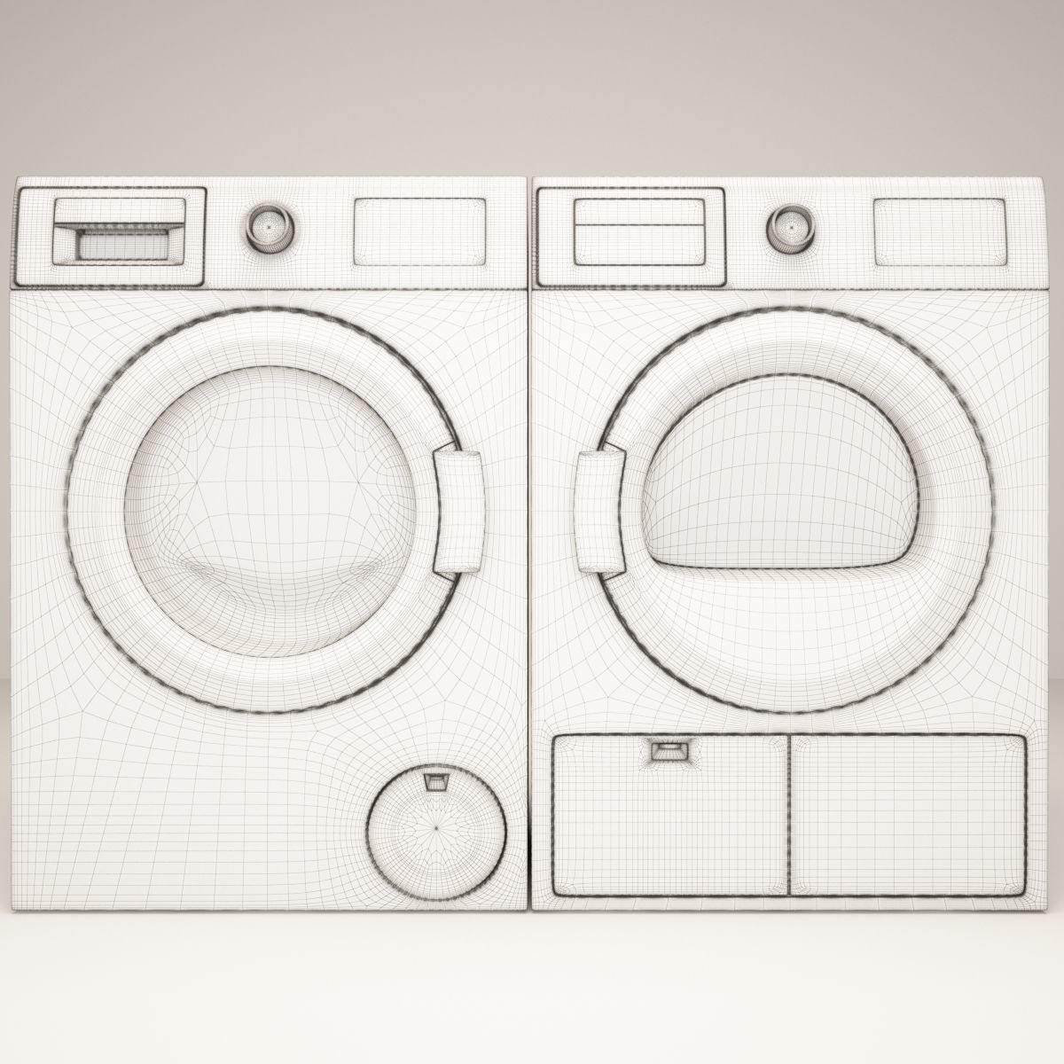Laundry I Collection bosch washing machine - bosch washing ma... 3D model_12
