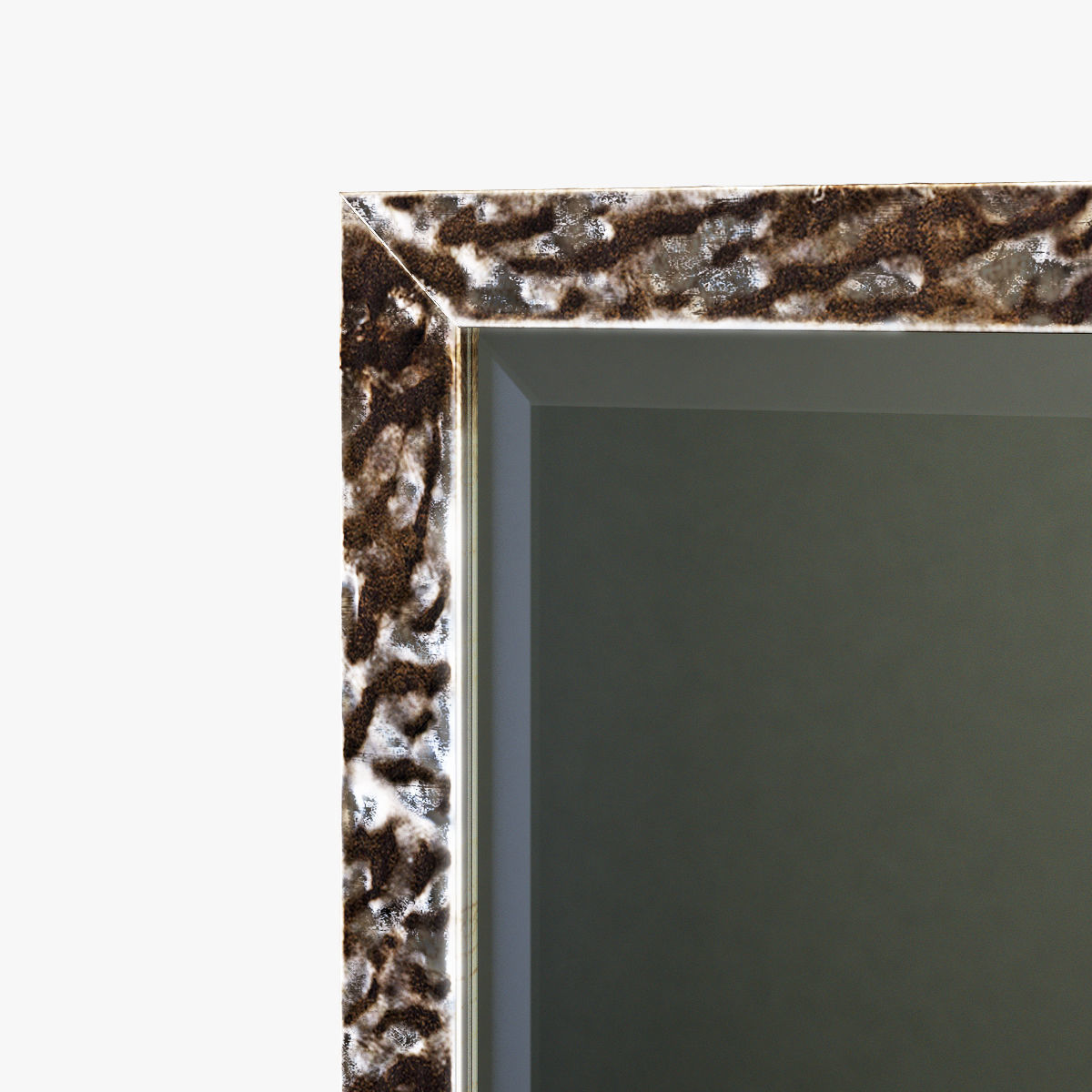 Uttermost alshon metallic silver mirror 3D model_2