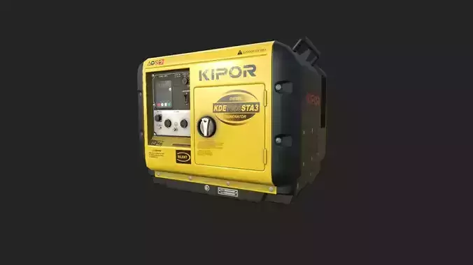 PBR generator nipor Low-poly 3D model