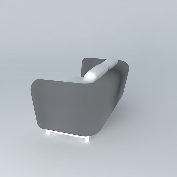 couch modern sofa Free 3D model_1