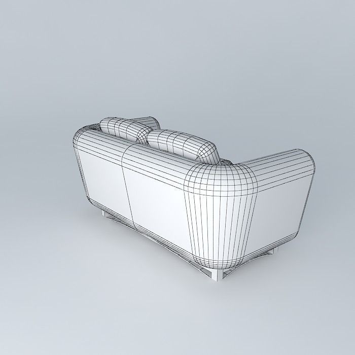 couch modern sofa Free 3D model_3