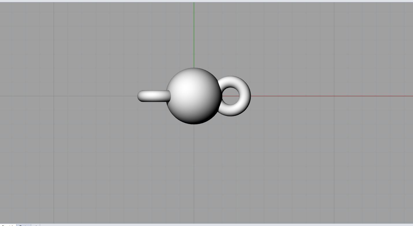 chain link 3D print model_4