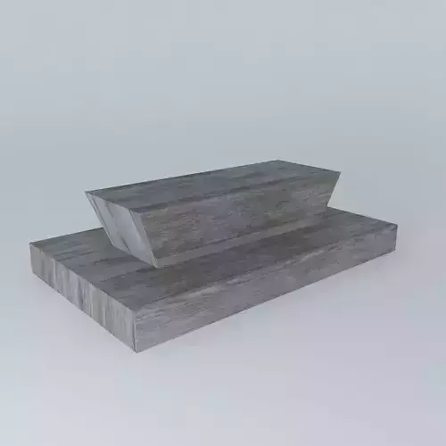 Sloid Grey Teak Exterior Coffee Table