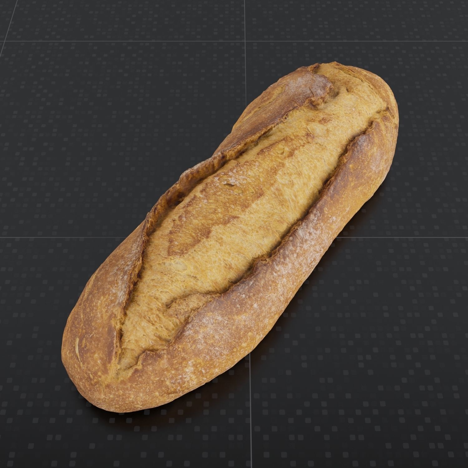 Bread Set 01 3D model_5