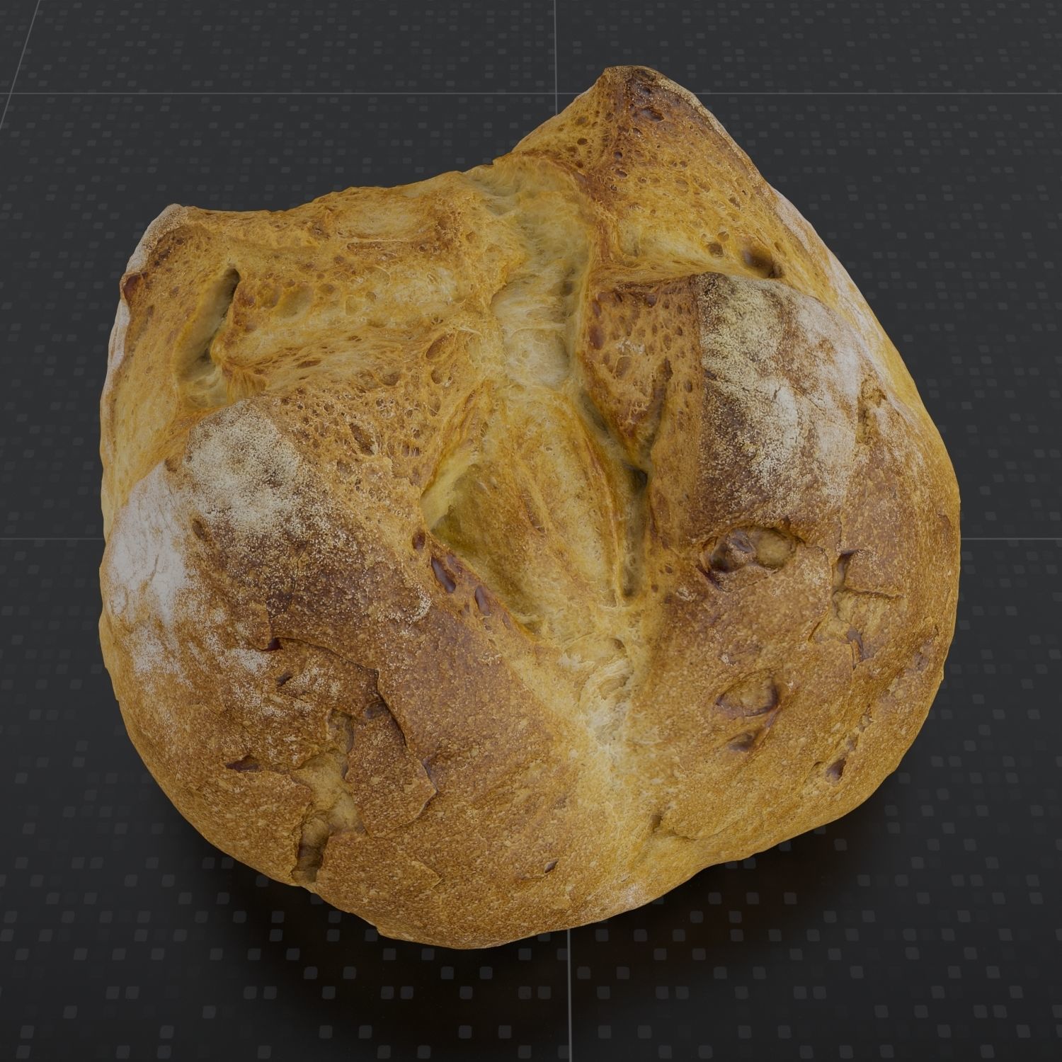 Bread Set 01 3D model_4