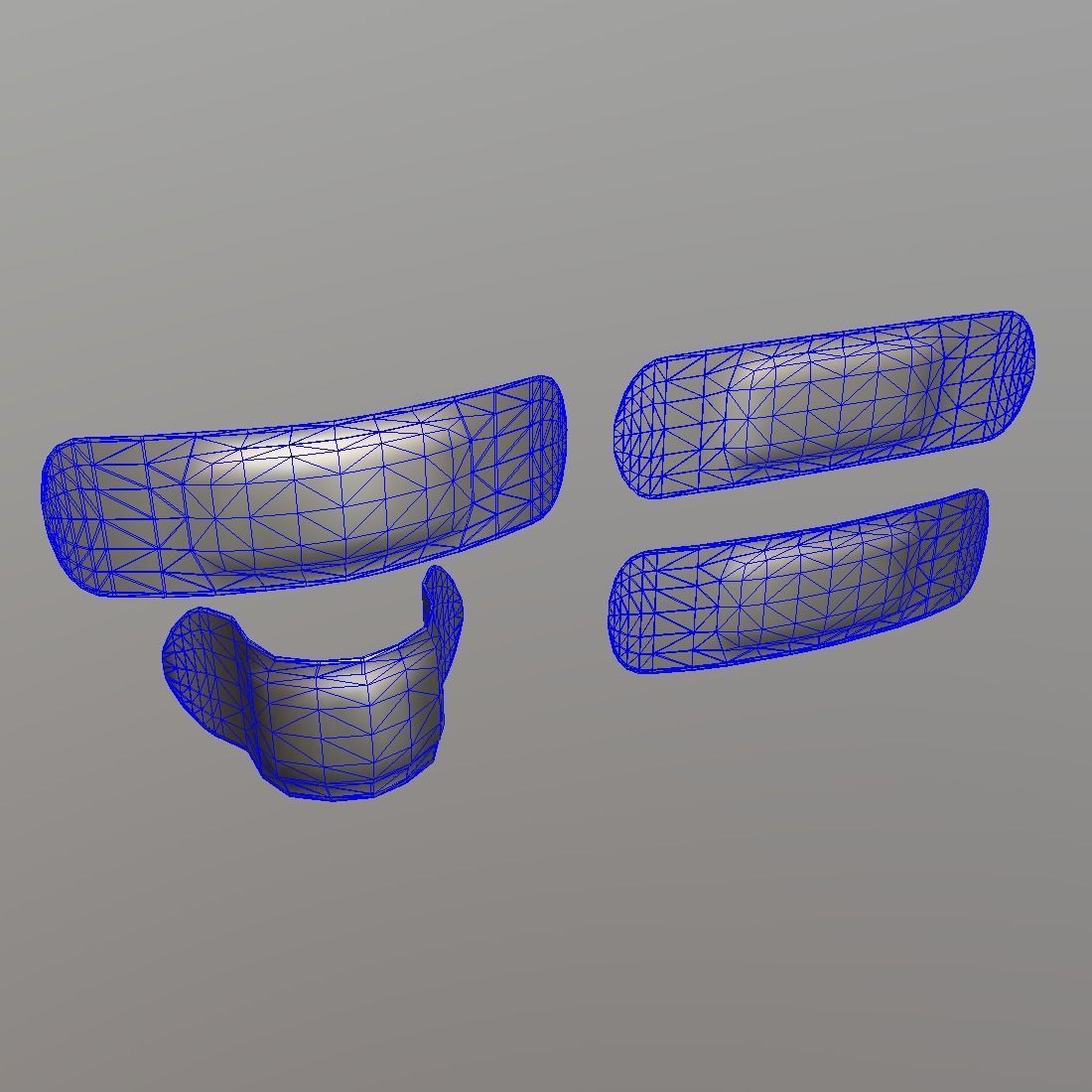 Sticking Plaster Low-poly 3D model_1