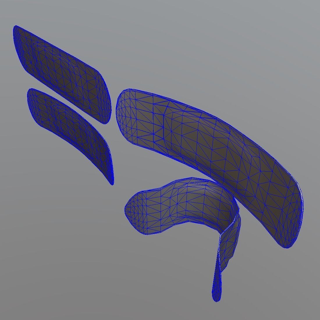 Sticking Plaster Low-poly 3D model_10