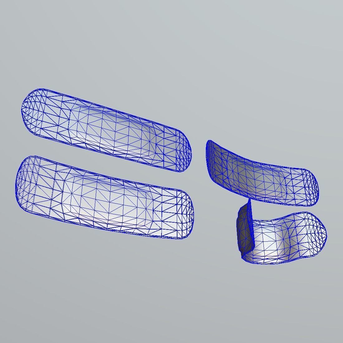 Sticking Plaster Low-poly 3D model_7