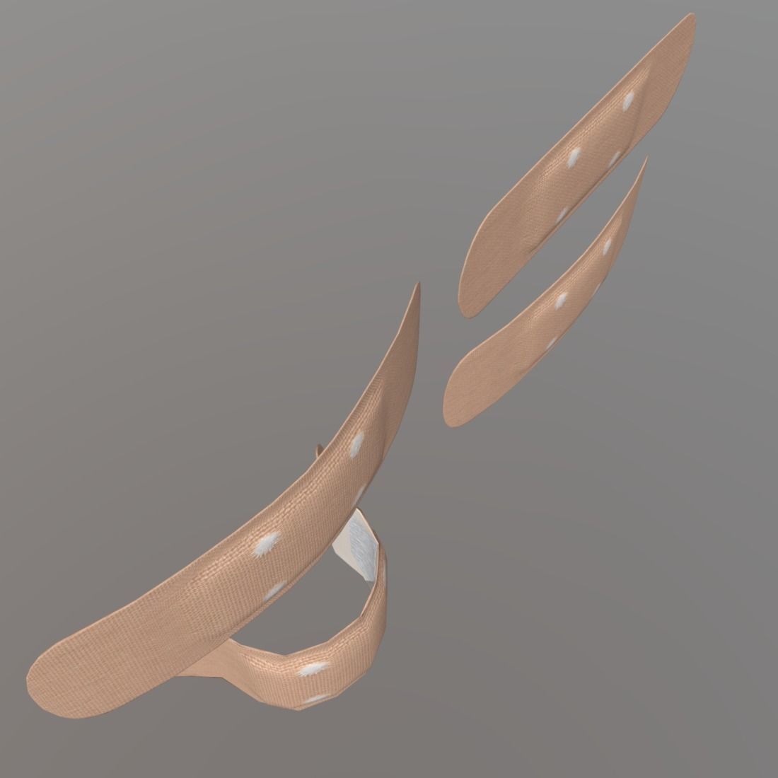 Sticking Plaster Low-poly 3D model_11