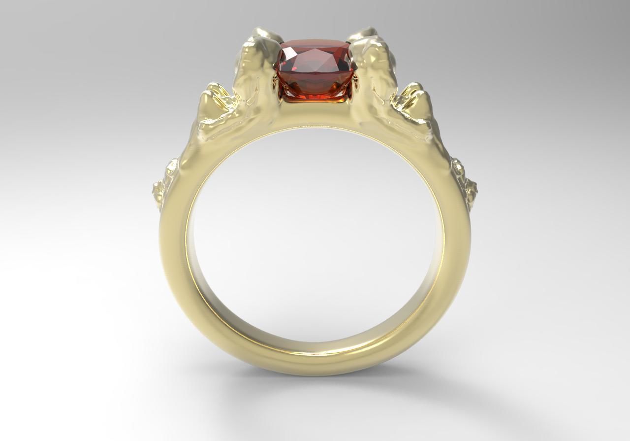 speacial ring  3D print model_5