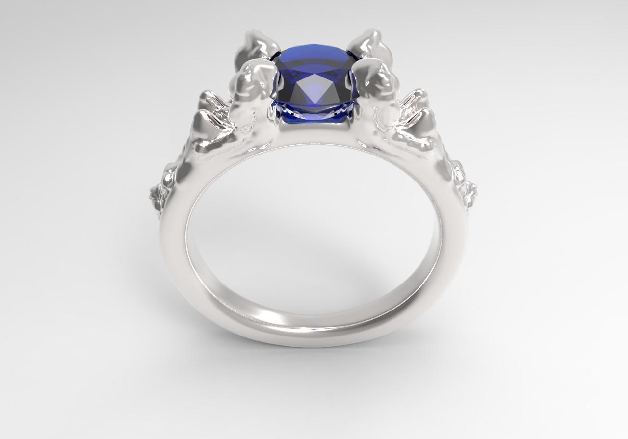 speacial ring  3D print model_4