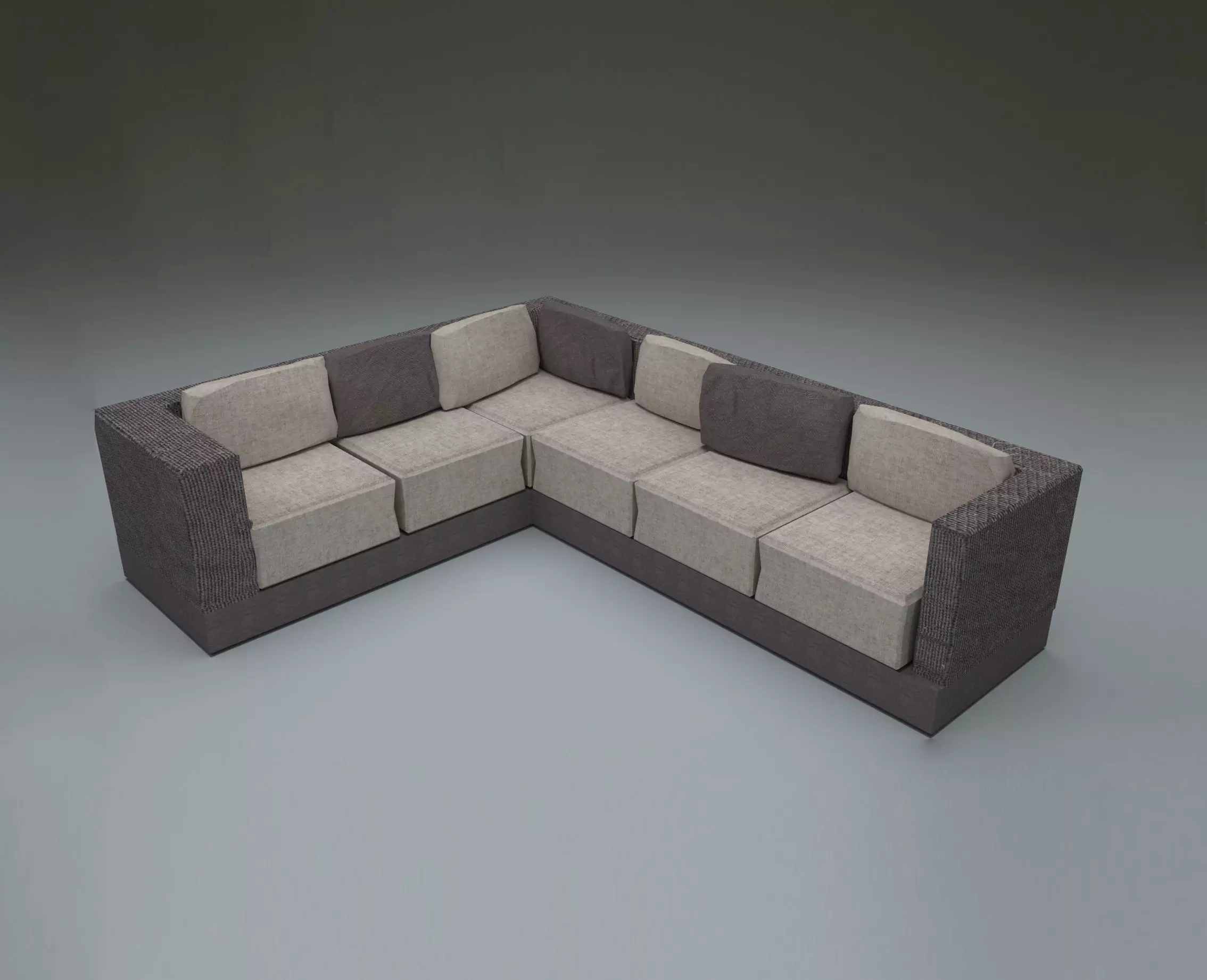 Modern Sofa 3D model_0