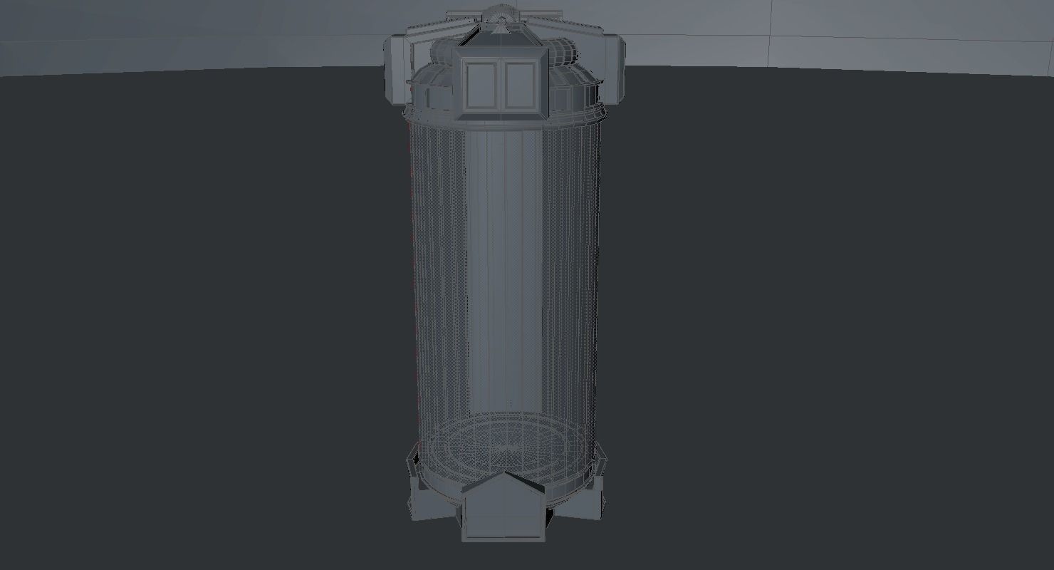 Sci-fi liquid container  3D model_15