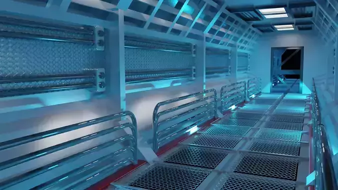 Sci fi corridor