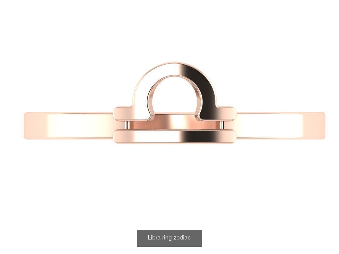 zodiac rings 3D Model Collection_8