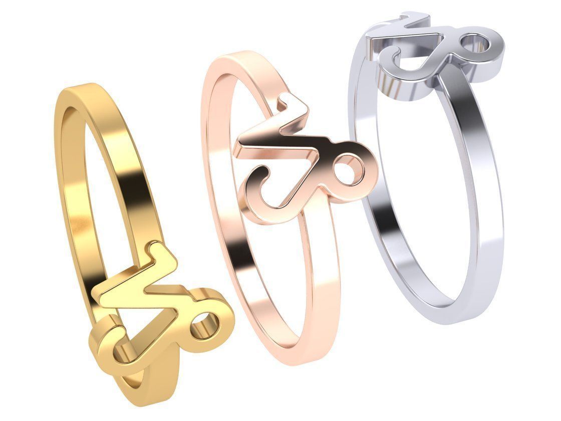 zodiac rings 3D Model Collection_14