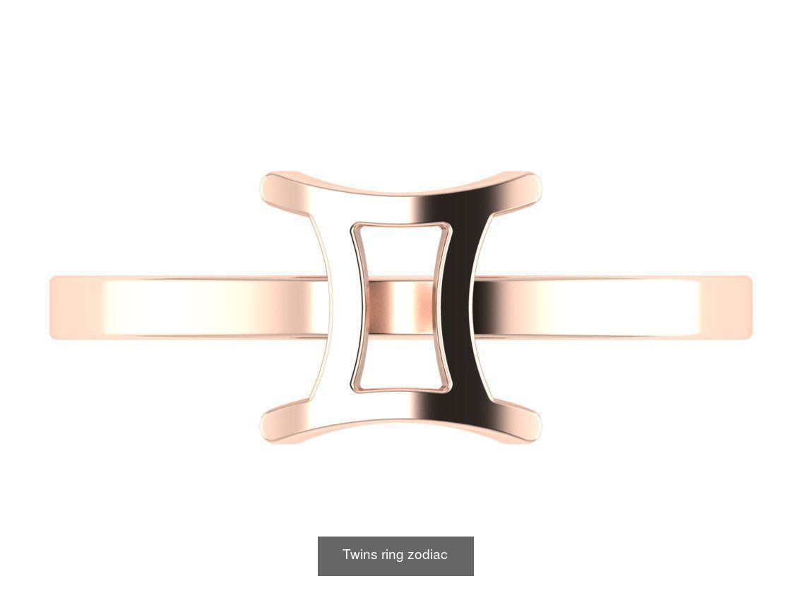 zodiac rings 3D Model Collection_3