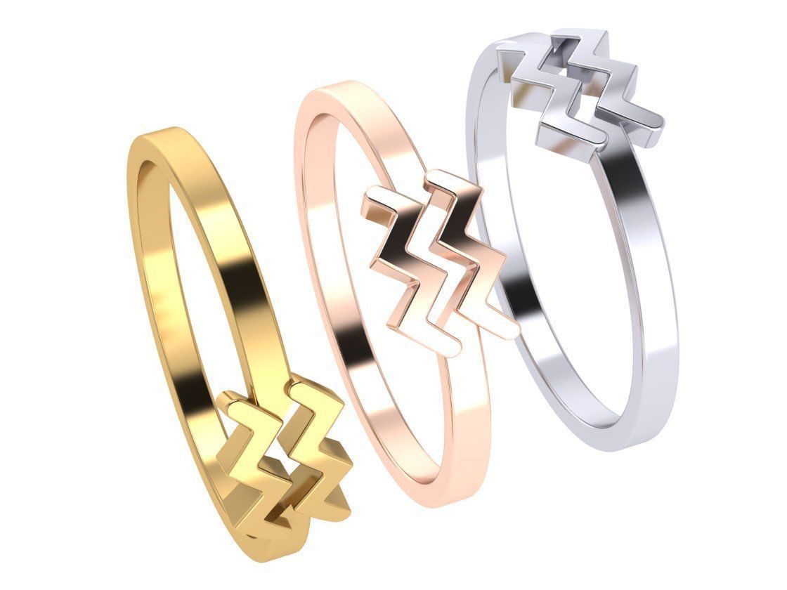 zodiac rings 3D Model Collection_15