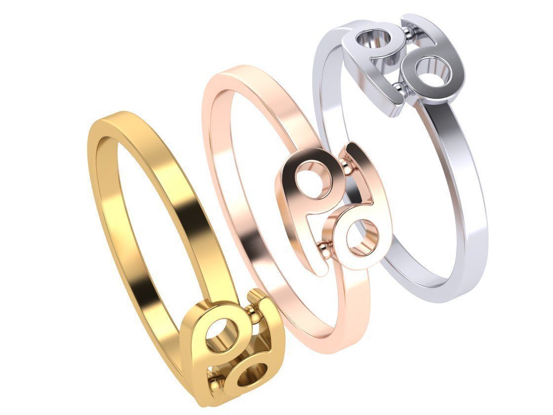 zodiac rings 3D Model Collection_18