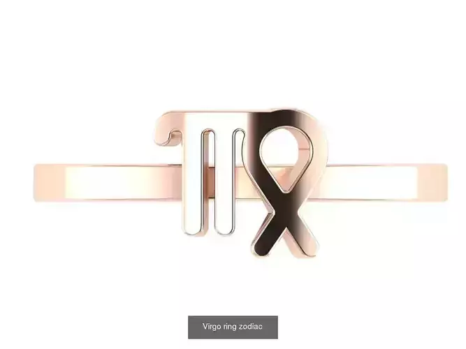 zodiac rings 3D Model Collection