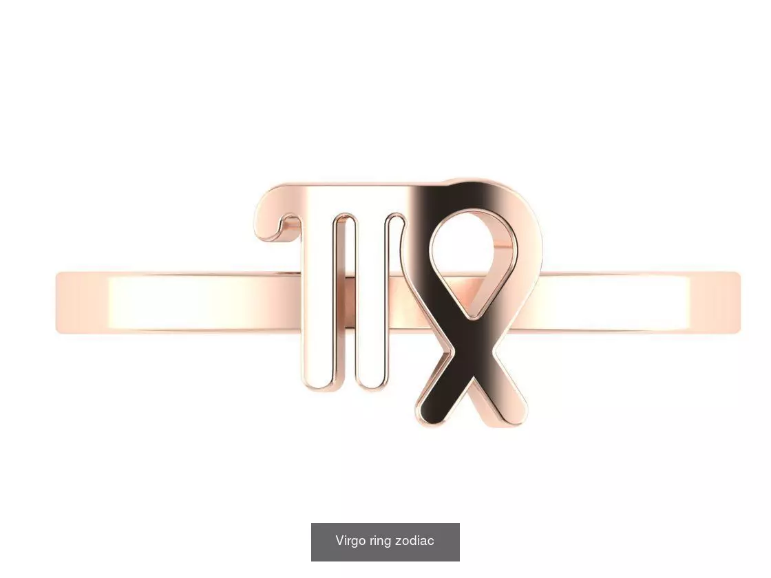 zodiac rings 3D Model Collection_0