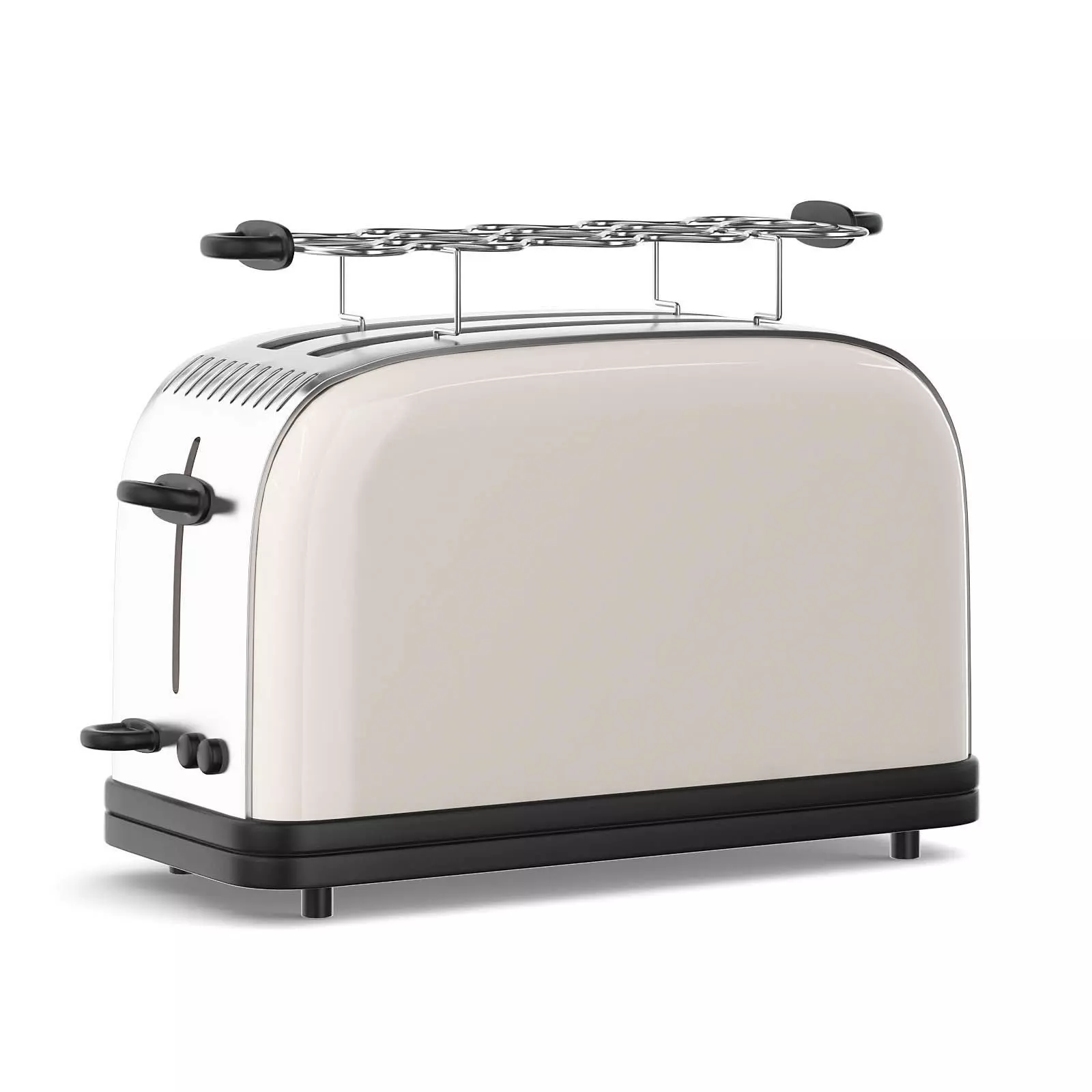 Toaster 3D Model slice - cream 3D model_0
