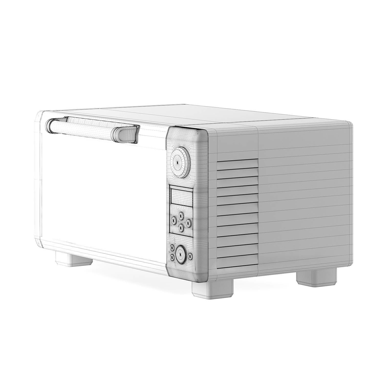 Microwave 3D Model toaster oven 3D model_2